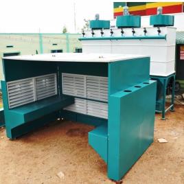 Custom MS Down Draft Work Table