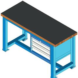 Industrial Mild Steel Workbench
