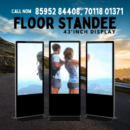 43-Inch Floor Standing LCD Signage