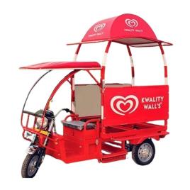 MS Red Electric Ice Cream Cart