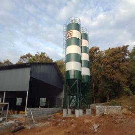 MS Round Cement Storage Silo, 50-100 Ton