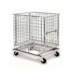 MS SS Dump Bin for Supermarkets, 300 Kg Storage