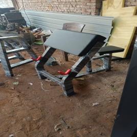 Steel Standing Preacher Curl Bench