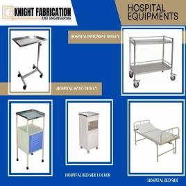 MS STEEL Hospital Bedside Cabinet