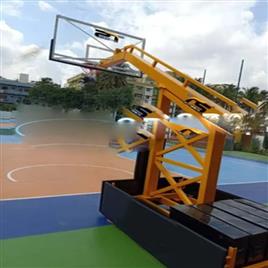 Hydraulic Basketball Pole