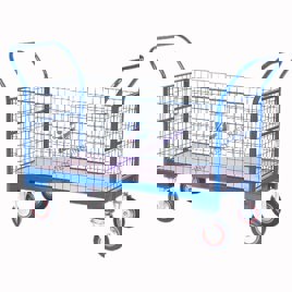 MS Wire Mesh Trolley Industrial