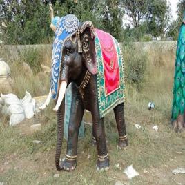 Fiberglass Decorative Elephant Sculpture