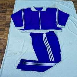 Multi-Color 4-Way Lycra Tracksuit, Free Size