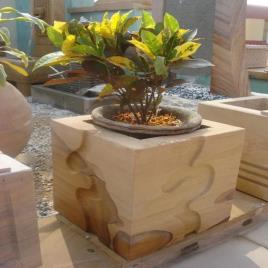 Multicolor Sandstone Garden Planter