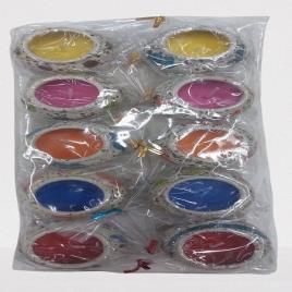 Decorative Ceramic Multicolor Candle