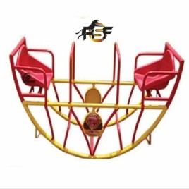 Multicolor Mild Steel 2 Seater Playground Rocking Boat