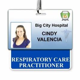 Multicolor PVC Badge Backer Card