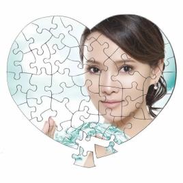 Plastic Heart Puzzle, Box