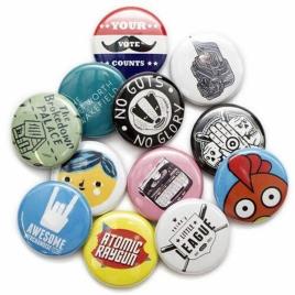 Promotional Metal Button Badges 50mm