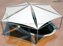 Multicolor Tensile Membrane Pool Cover