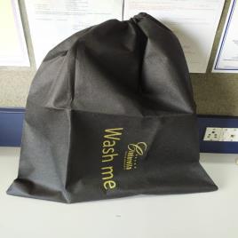 Black Non-Woven Laundry Bag 45x60cm