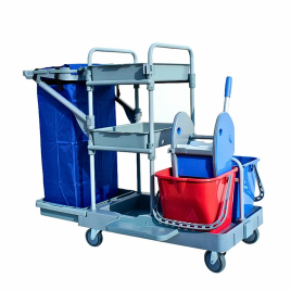 High Grade Plastic Cleaning Cart