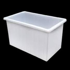 Rectangular Natural White Garment Container