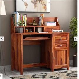 Nettle Study Shelf Table