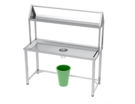 New Stainless Steel Dish Landing Surface