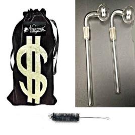 Newzenx Oil Meth Glass Bong Shooter 14mm Male Combo