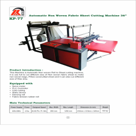 Automatic Non Woven Roll Cutter