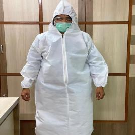 White Fabric PPE Kit 90gsm