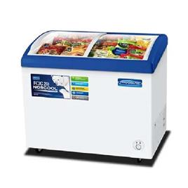 Norcool FC2G 250L Curved Glass Freezer