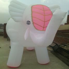 Nylon Fabric Multicolor Event Entry Gate Elephant