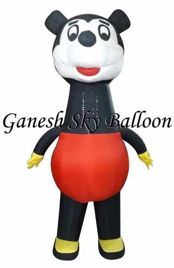 Nylon Air Inflatable Mickey Promotion Costume