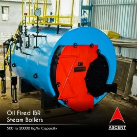 Oil Fired Steam Boiler, 6000 Kg/hr Capacity, IBR