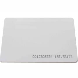 White Proximity RFID Card, Square, Single Sided