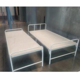 Manual Mild Steel Hospital Patient Bed