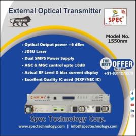 Optronix 1550 nm External Transmitter for CATV
