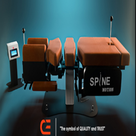 Orange Automatic Chiropractic Table