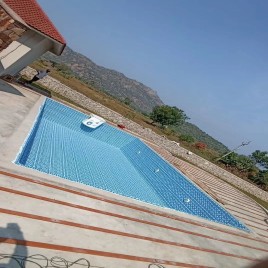 Outdoor FRP Swimming Pool, 8 Ft, 18 X 12 ft