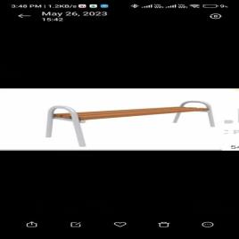 Garden Seating with Armrest