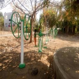 Green Outdoor Gym Equipment