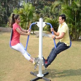 Outdoor Gym Leg Press Double Machine