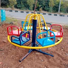 Outdoor Mild Steel Kids Merry Go Round