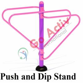 Galvanized Outdoor Push Dip Stand