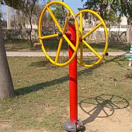 2-Handle Outdoor Shoulder Wheel Machine