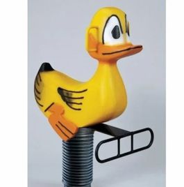 Yellow Duck Outdoor Spring Toy