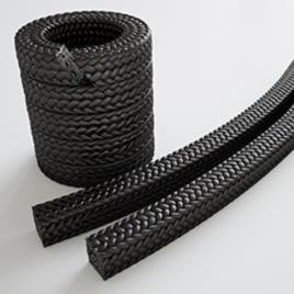 Pure Carbon Fiber Gland Packing, Braided