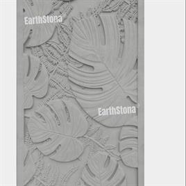 Palm Leaf Stone Wall Mural