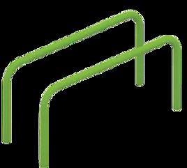 Steel Parallel Bars Set