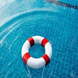 Paras Orange Round Pool Lifebuoy