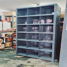 Partitioned Storage Rack