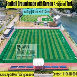 PE Polyethylene Artificial Turf Installation