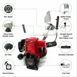 Aluminium Petrol/Diesel Brush Cutter Component